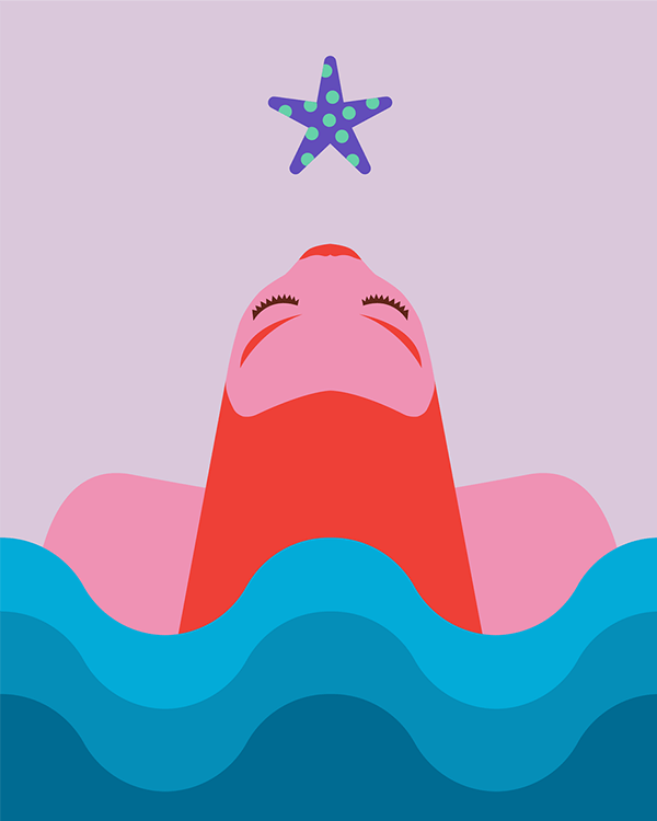 Mermaid and Starfish